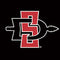 San Diego State University Aztecs Logo Wii (Includes 1 Controller) Skin